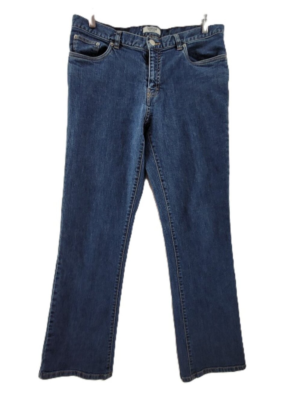 OshKosh Jeans Women's size 12 Blue Denim Stretch Bootcut 5 Pockets Quality